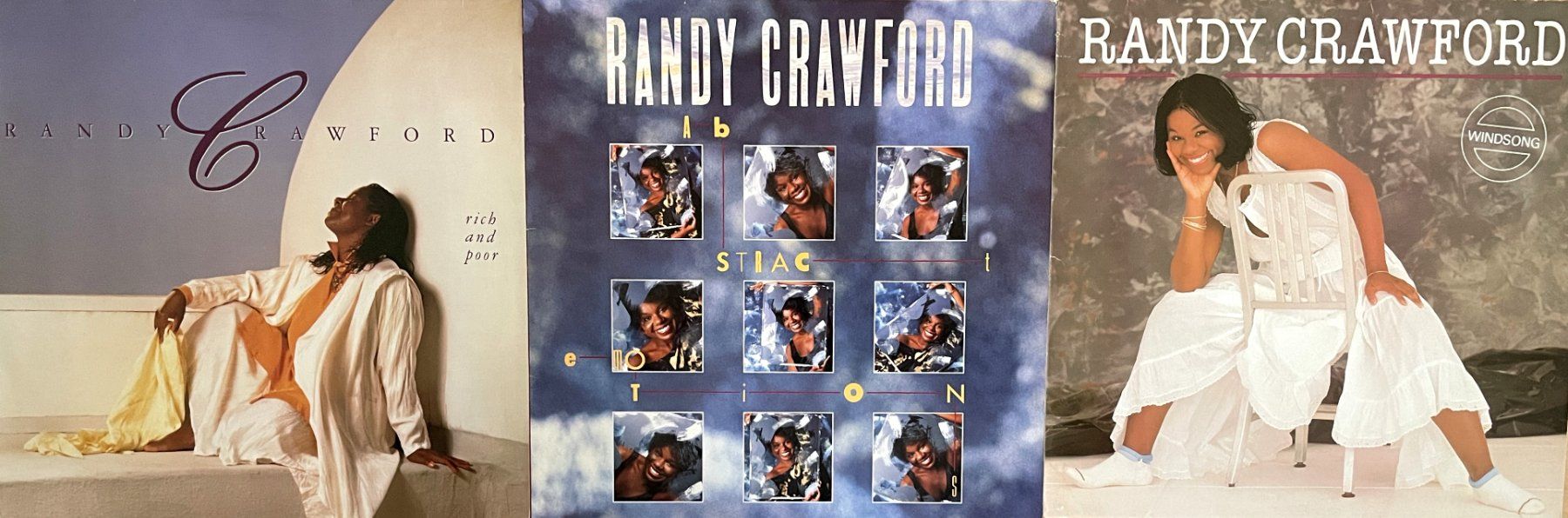 Schallplatten: Randy Crawford 3 LP's - Rich & Poor, Windsong & Abstract Em – Gebraucht aus Savagnier von Ne2065