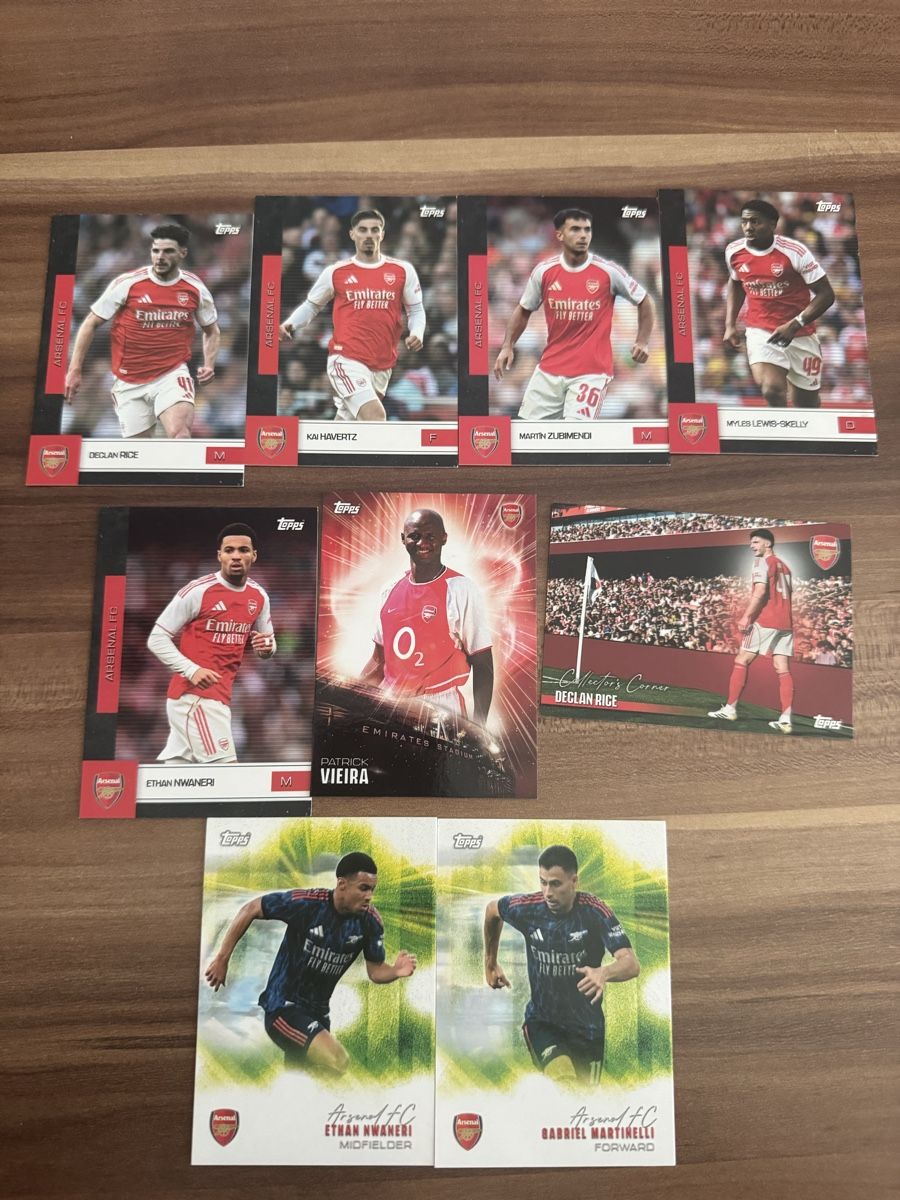 Topps Carte collezionabili: Topps Arsenal Team Set 25/26 Karten Set – Nuovo (secondo la descrizione) da Sursee venduto da giu_205