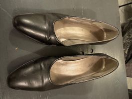 Pumps, von Gabor, Leder, Gr. 40, schwarz