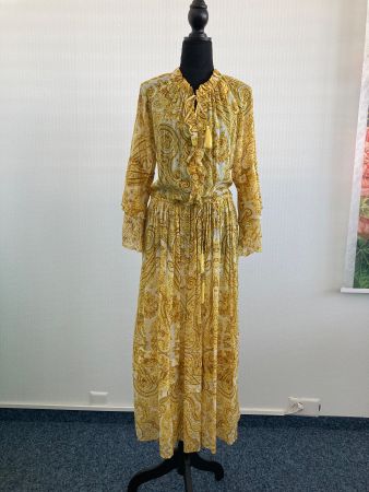 Dea Kubidal Seidenkleid, Gr. XS, Paisley gelb