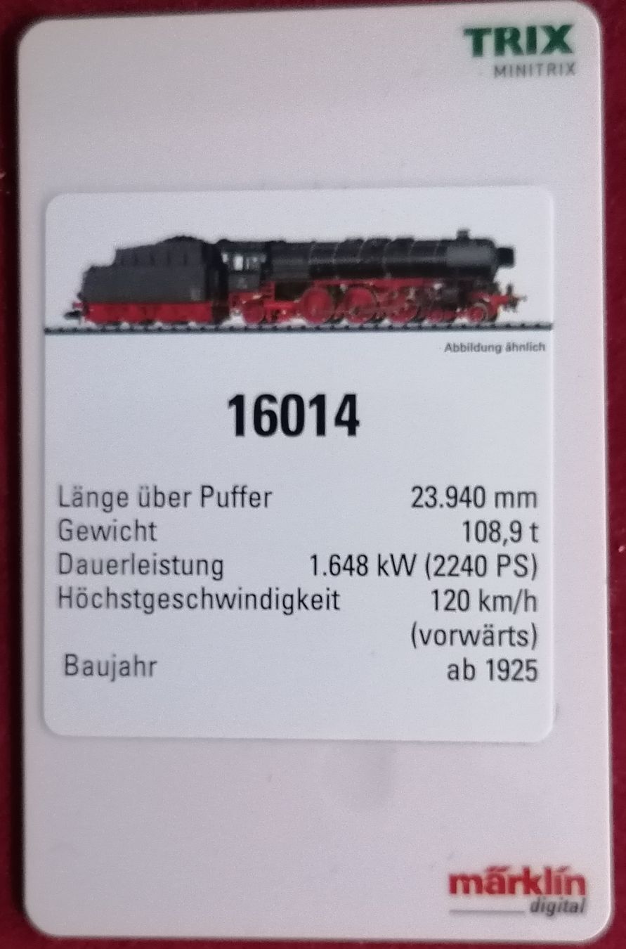 Trix Modellini di ferrovie: Pacific 01 202 von Minitrix – Difettoso da Solothurn venduto da glatthousi 7