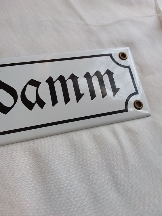 Ecriteaux: Emailschild Kurfürstendamm in alter Schrift – D'occasion à Zürich par sanwit 8