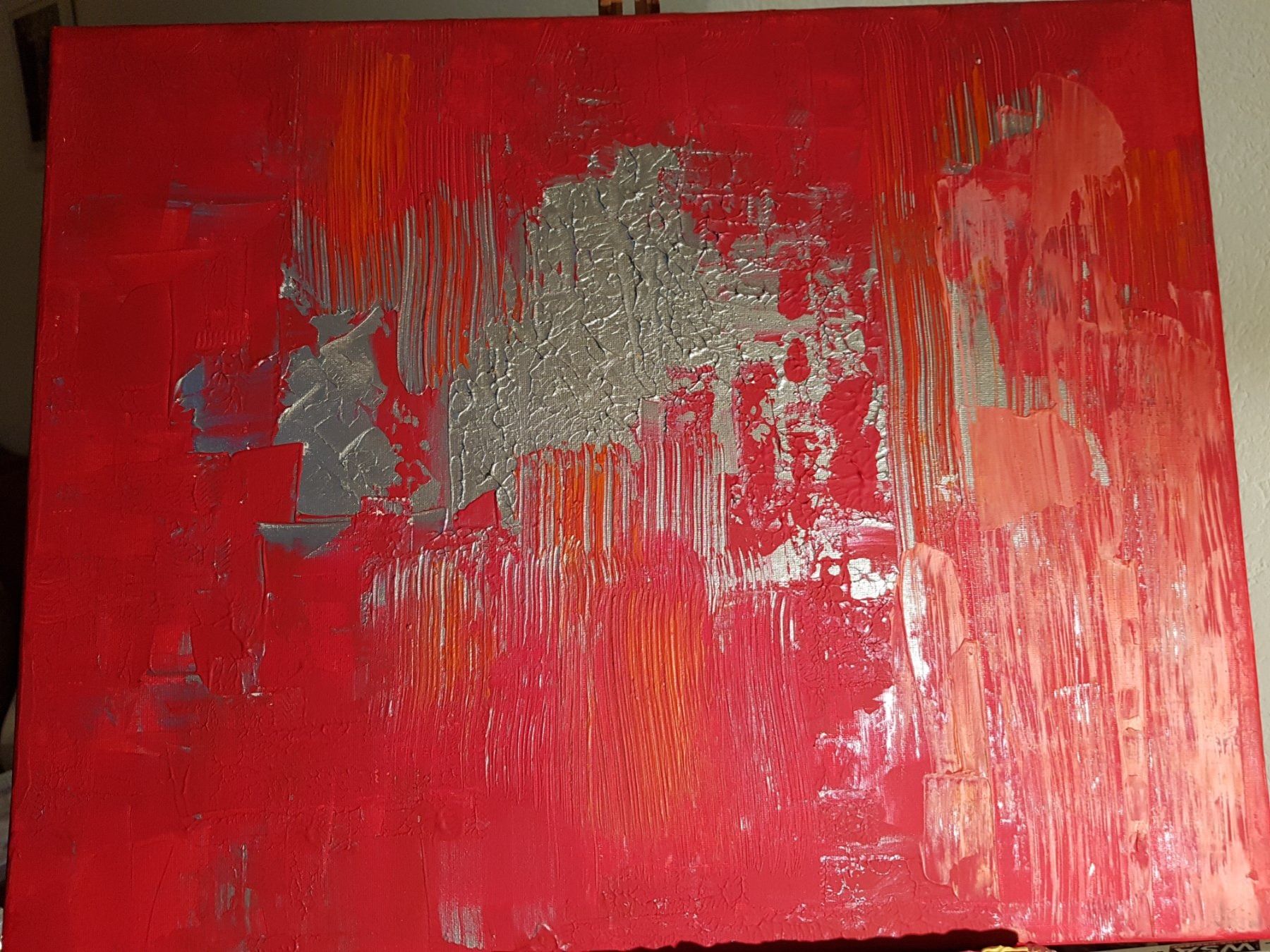 Gemälde: "Being me, being you, we can't work as two",40x50cm, c.frame – Neu und originalverpackt aus Turbenthal von viw_48fr 1