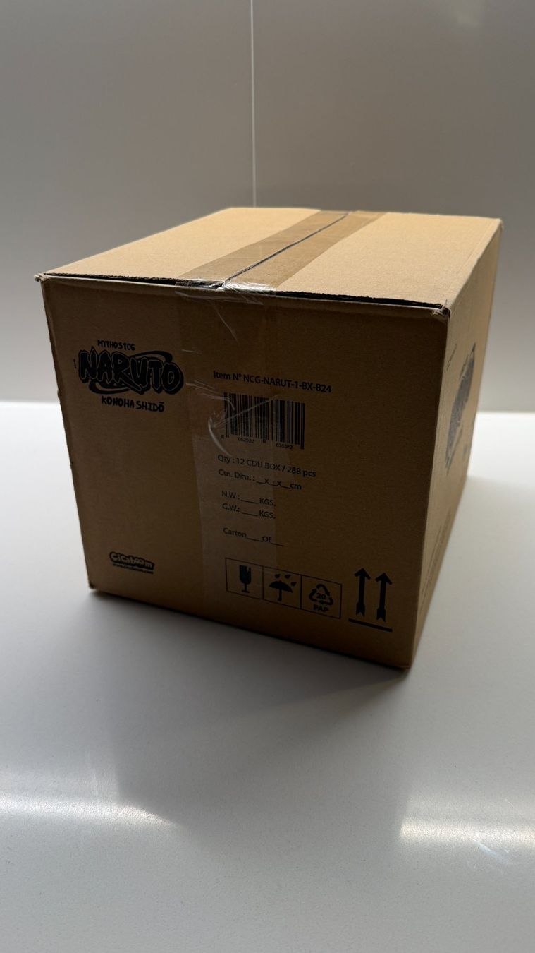 Bandai Sammelbilder & Trading cards: Naruto Mythos TCG 1. Edition Display Case – Neu und originalverpackt aus Meggen von seller658