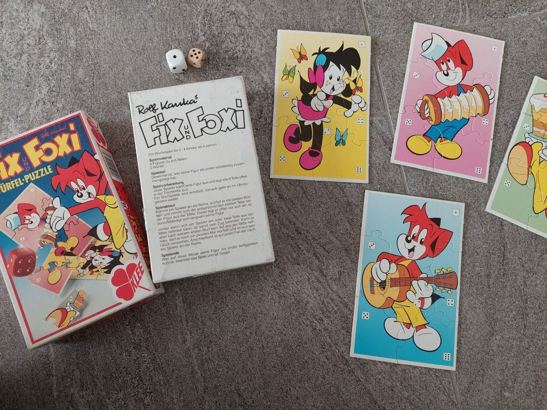 Giochi: Fix und Foxi Würfel Puzzle – Usato da Wiesendangen venduto da troawus 1