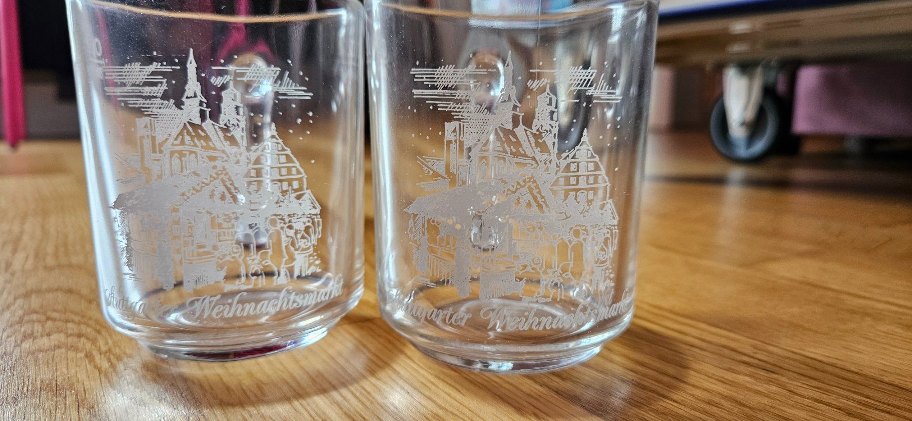 Bicchieri: 2 Gläser vom Stuttgarter Weihnachtsmarkt – Usato da Zweidlen venduto da Shubli 2