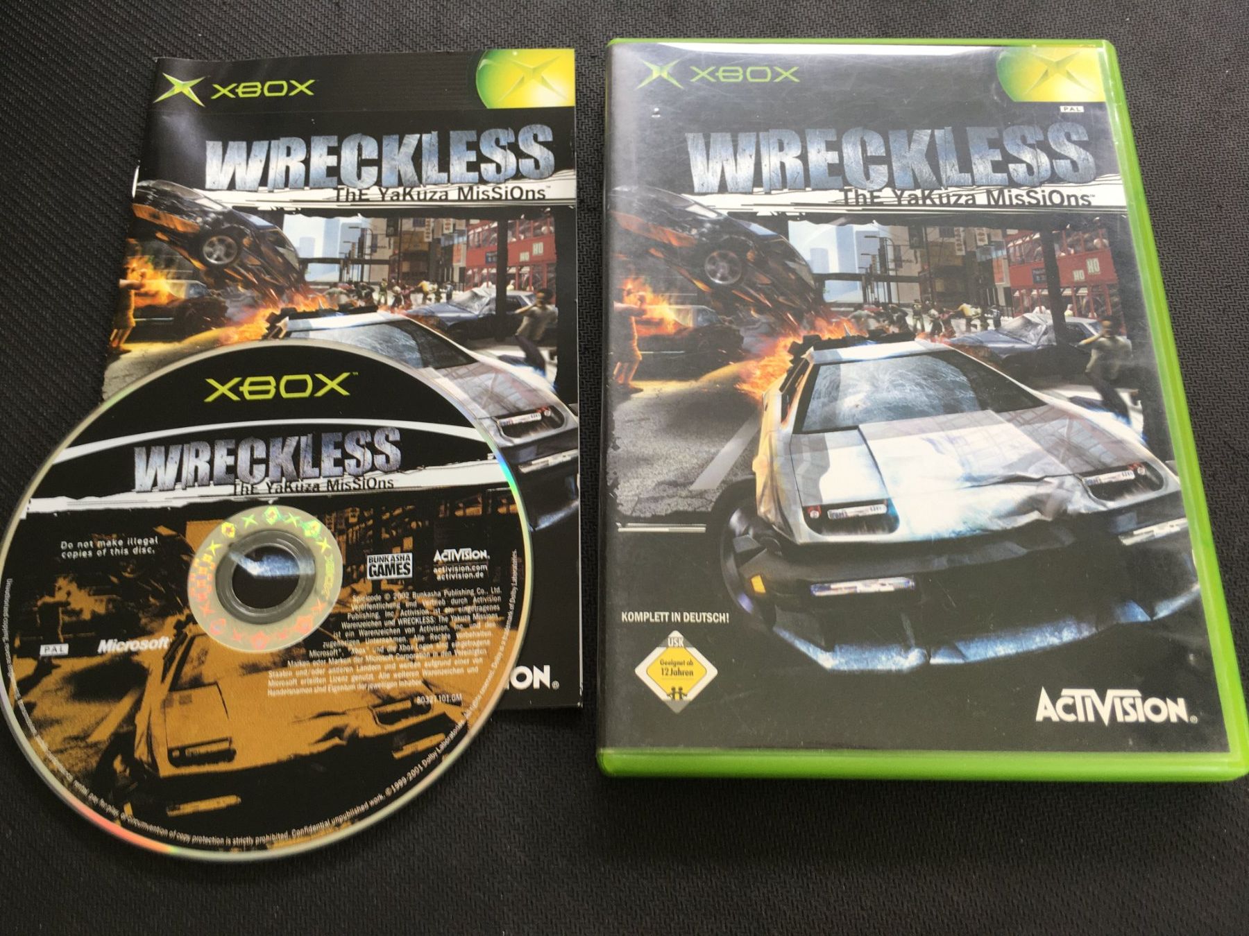 Microsoft Giochi: Wreckless The Yakuza Missions - Xbox Game – Usato da St.Gallen venduto da Punktchen01
