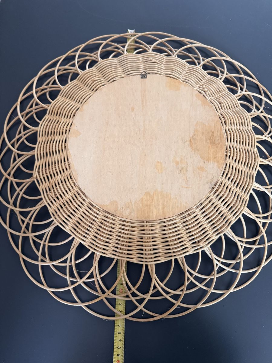 Specchi: Miroir vintage en rotin – Usato da Romont / BE venduto da kotao 3