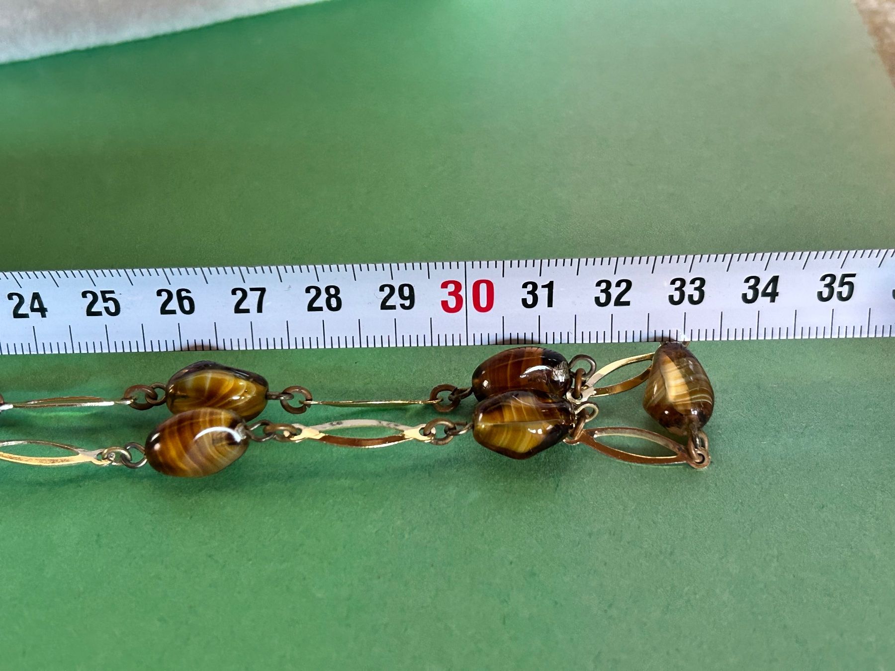 Catenine: Kette Tigeraugenstil (66cm) – Usato da Laufen venduto da Bellavitaboom 1