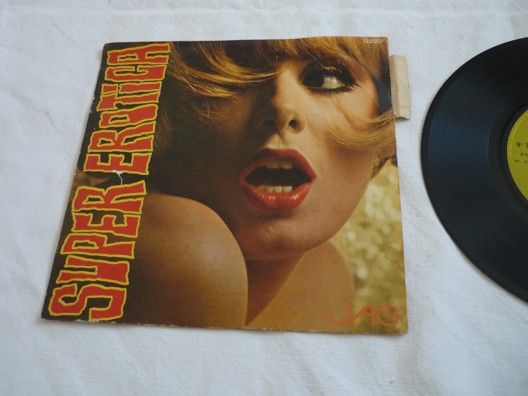 Dischi in vinile: 7" Single - 1x Super Erotica - JAG – Usato da Beringen venduto da Flatretriever