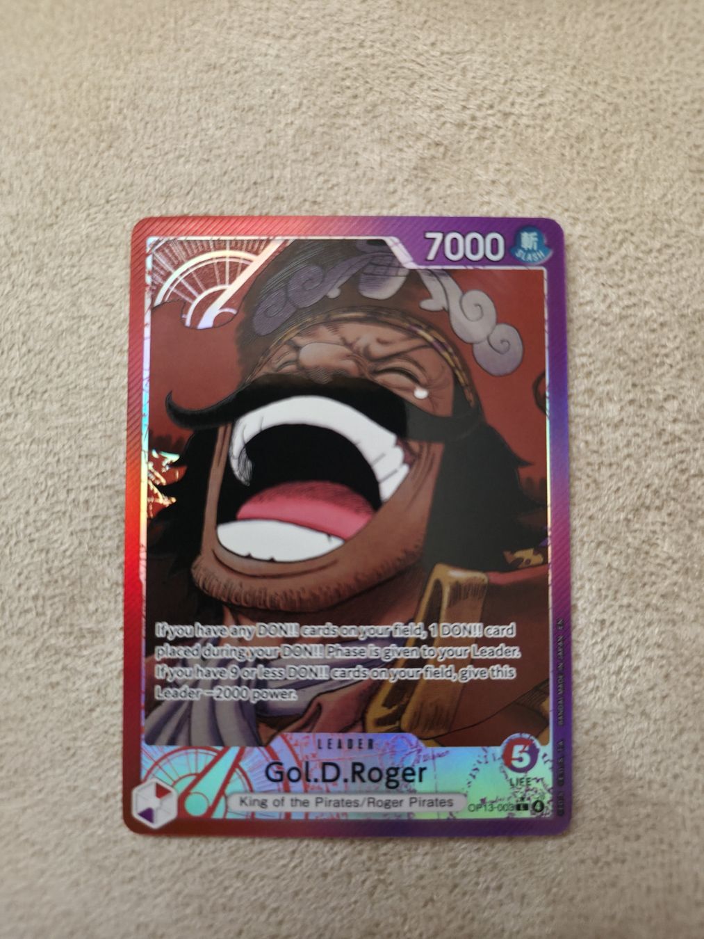One Piece Gol.D.Roger OP13-003 Leader (Neu (gemäss Beschreibung)) in ...