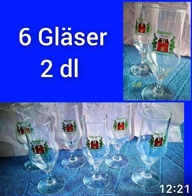 Gläser: Feldschlösschen Gläser – Gebraucht aus Diessenhofen von Grueni4