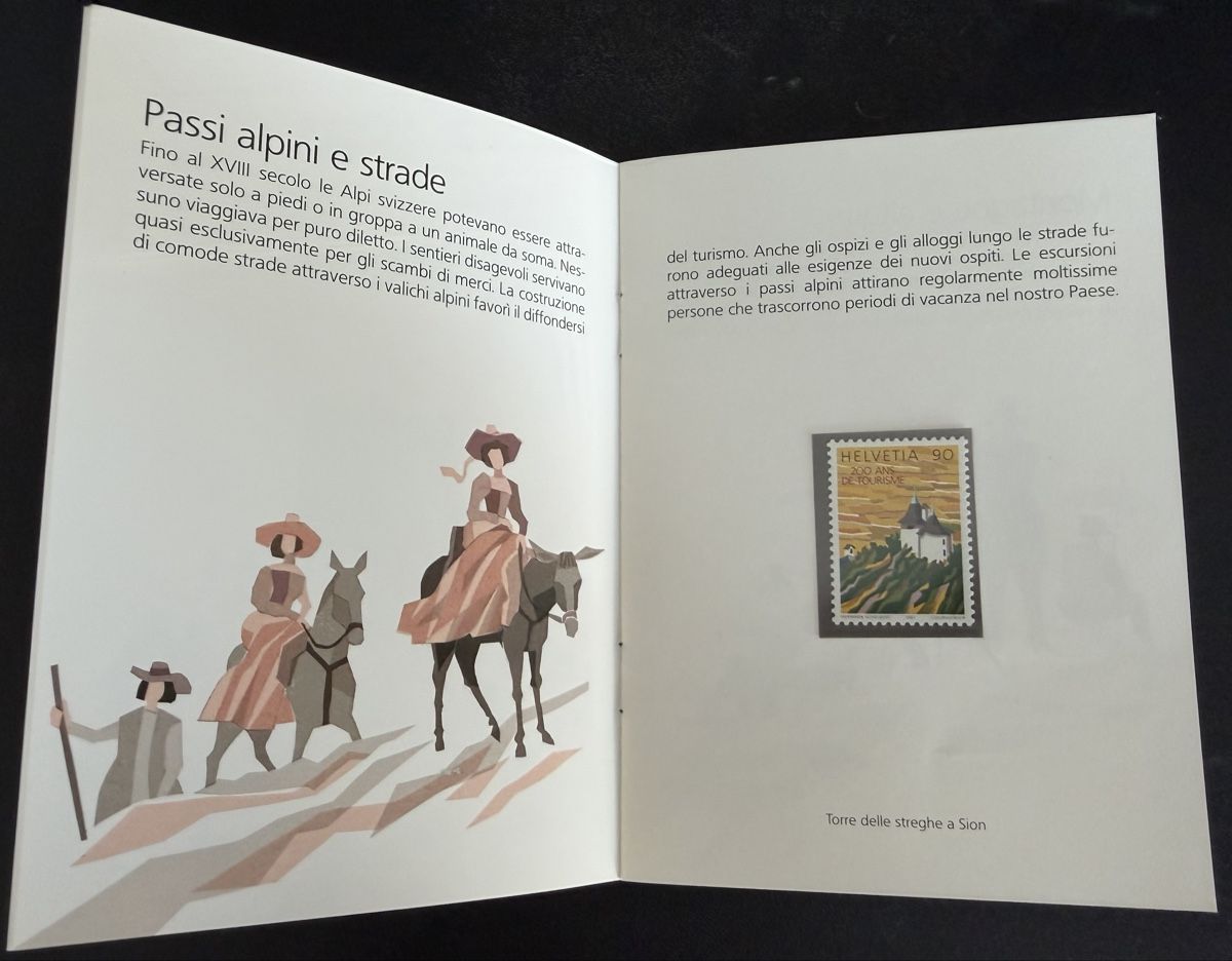 Tutti i francobolli: PTT Souvenir 200 Jahre Tourismus Version I und E postfrisch – Nuovo (secondo la descrizione) da Hölstein venduto da luc_lx8k 3