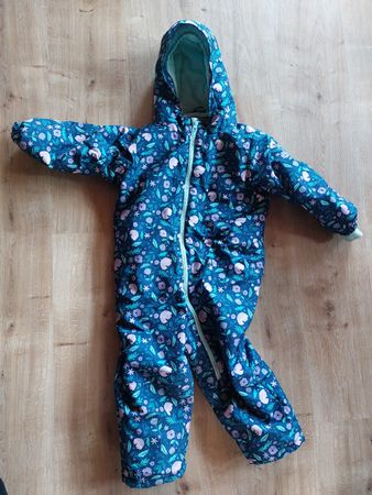 Winter Overall Lupilu Gr. 104 mit Blumenmuster / Schneeanzug