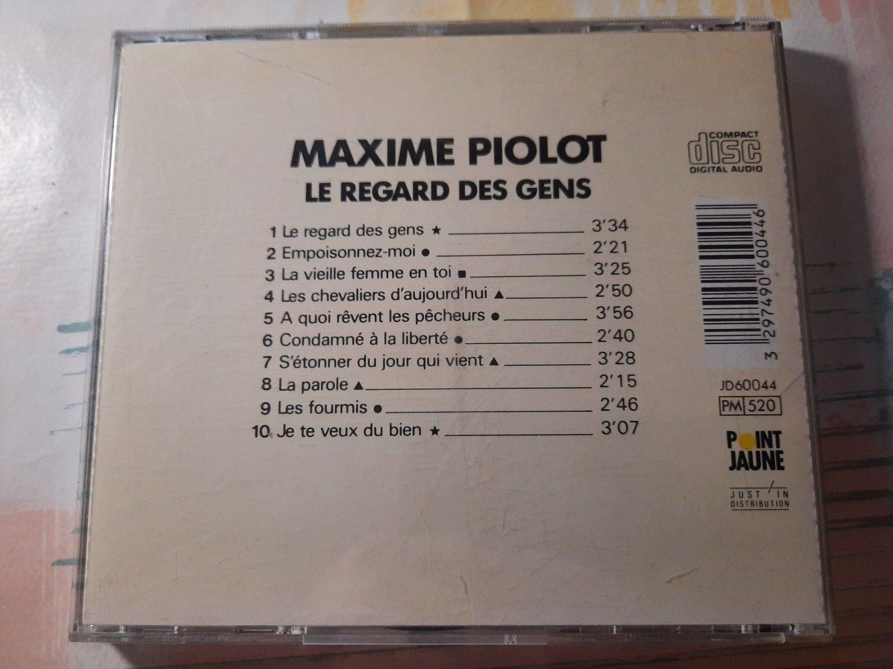 CDs: Cd Maxime Piolot - Le regard des gens – Gebraucht aus Pully von bro_n52j 1