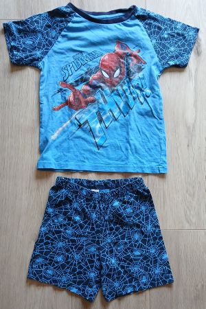 Kinder Pyjama Spiderman blau Grösse 110