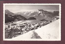 LEYSIN sous la neige - Dents du Midi