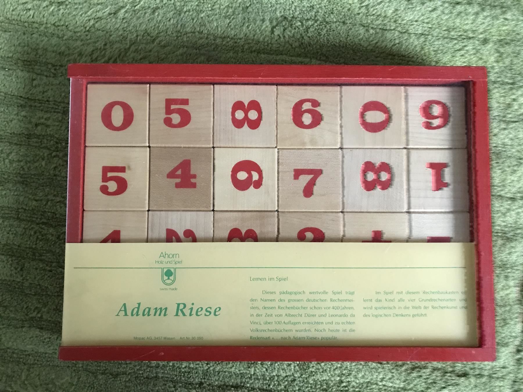 Spiele: Holz und Spiel - Adam Riese – Gebraucht aus Buttwil von Mmkg 1