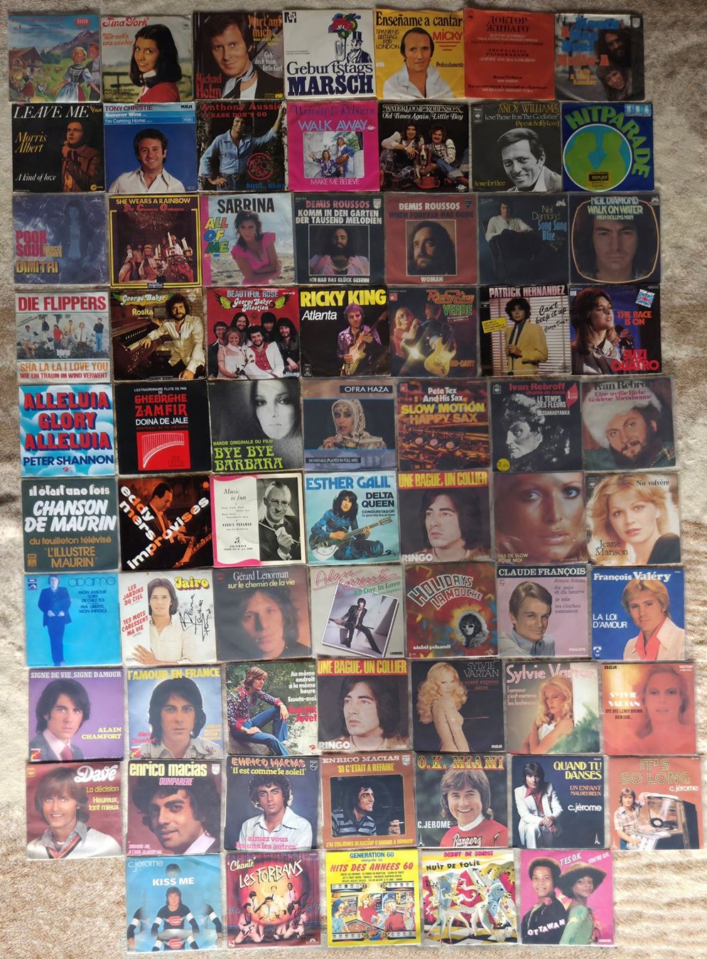 Dischi in vinile: Lot de 194 Singles 45 – Usato da Peseux venduto da Black-Falcon 2