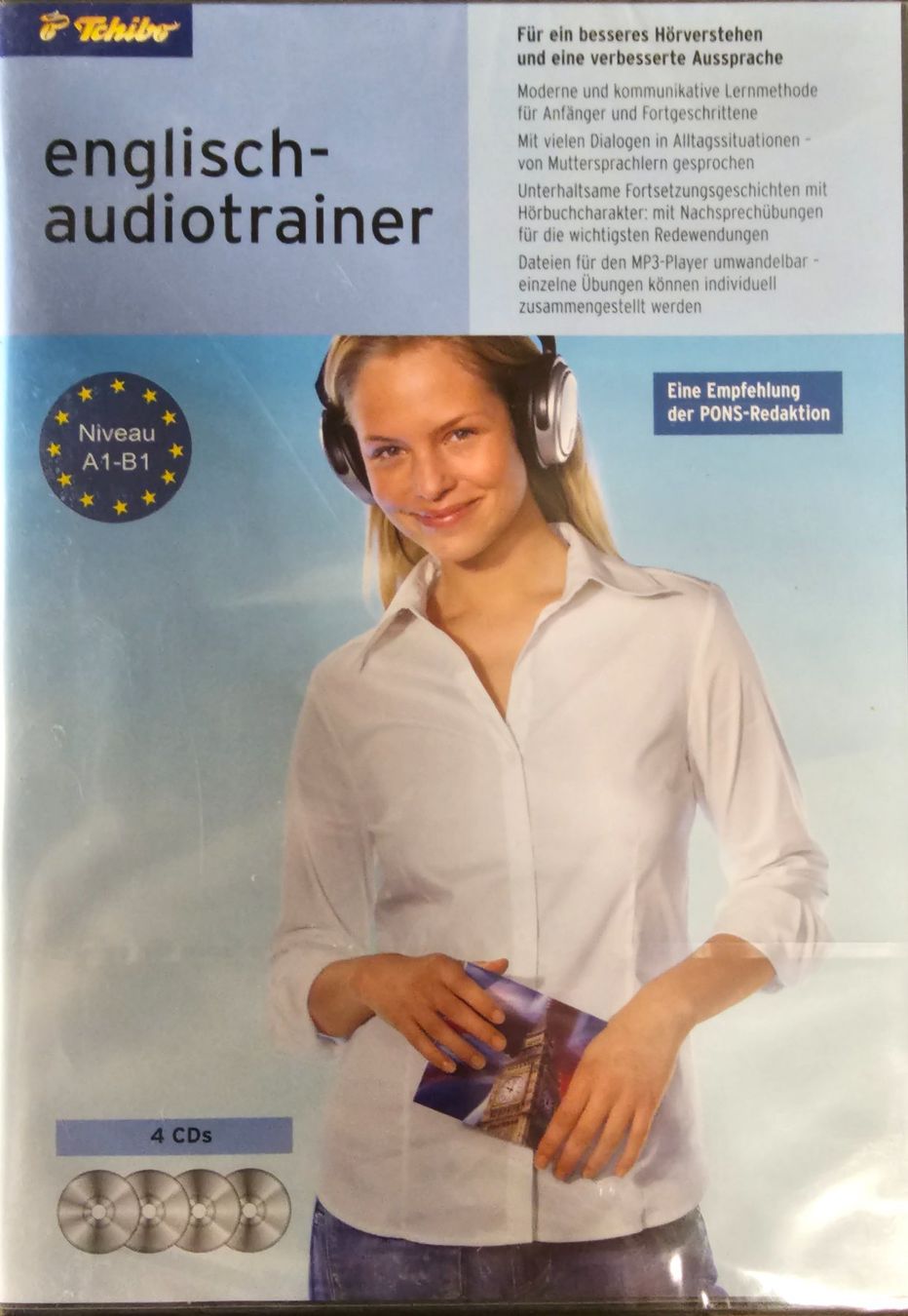 Audiolibri: Englisch Audiotrainer (Tchibo) – Nuovo e nell'imballaggio originale da Wahlen b. Laufen venduto da Cg10