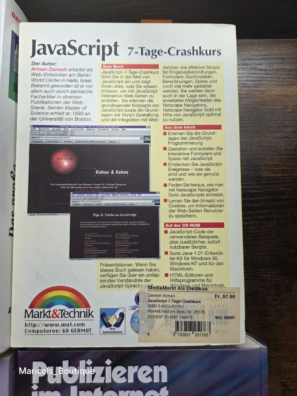 Livres: 4 Computer Books: Basic, JS, Premiere, Internet – D'occasion à Winterthur par Maricels_Boutique 6