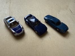 Lot de 3 Porsche Herpa / Schuco / Wiking 1/87