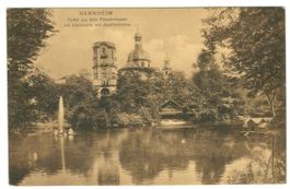 AK Mannheim Friedrichspark mit Sternwarte