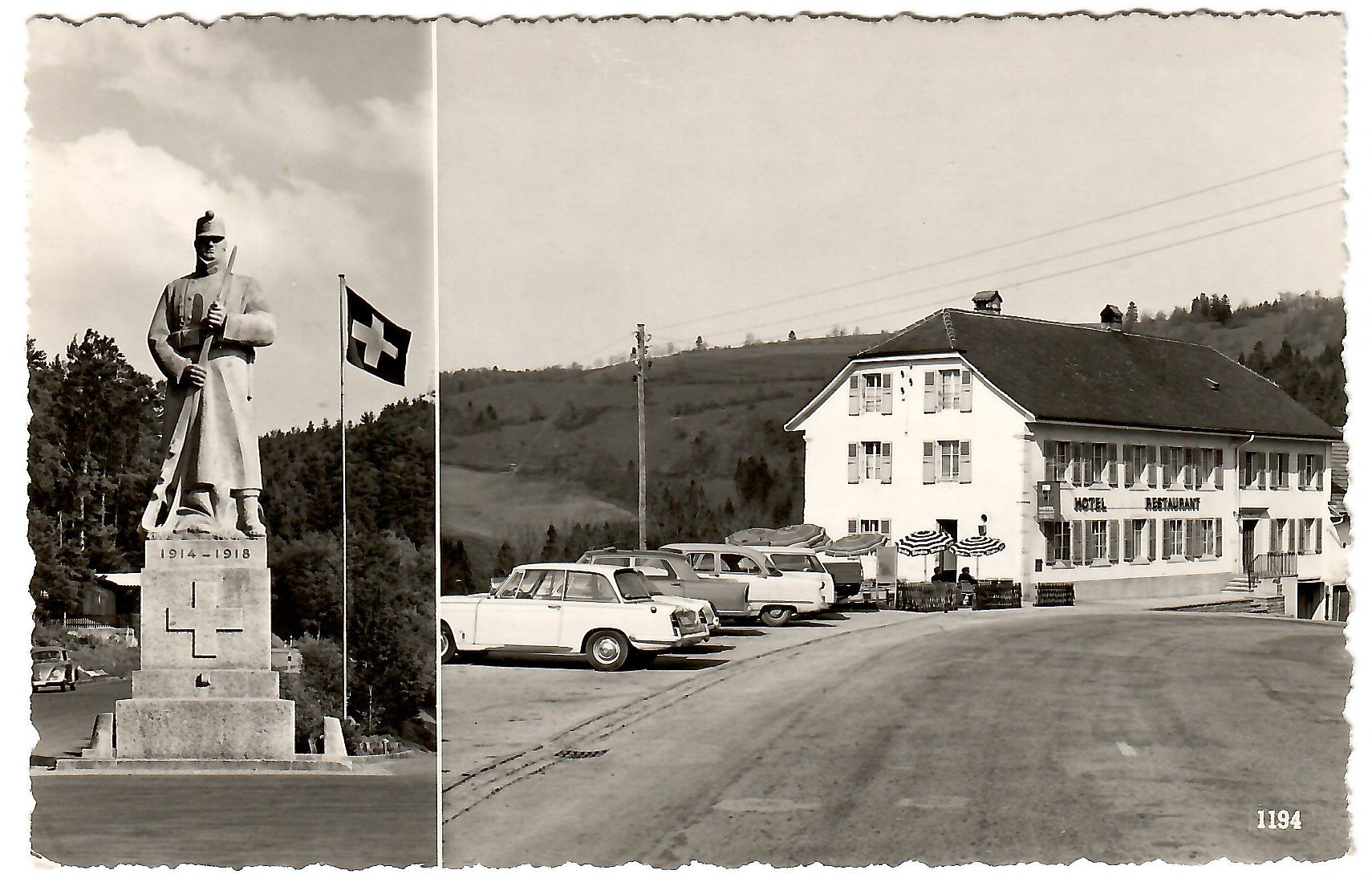 Cartoline postali: Ansichtskarte Asuel,  Hotel Restaurant Les Malettes – Usato da Kerns venduto da etma3
