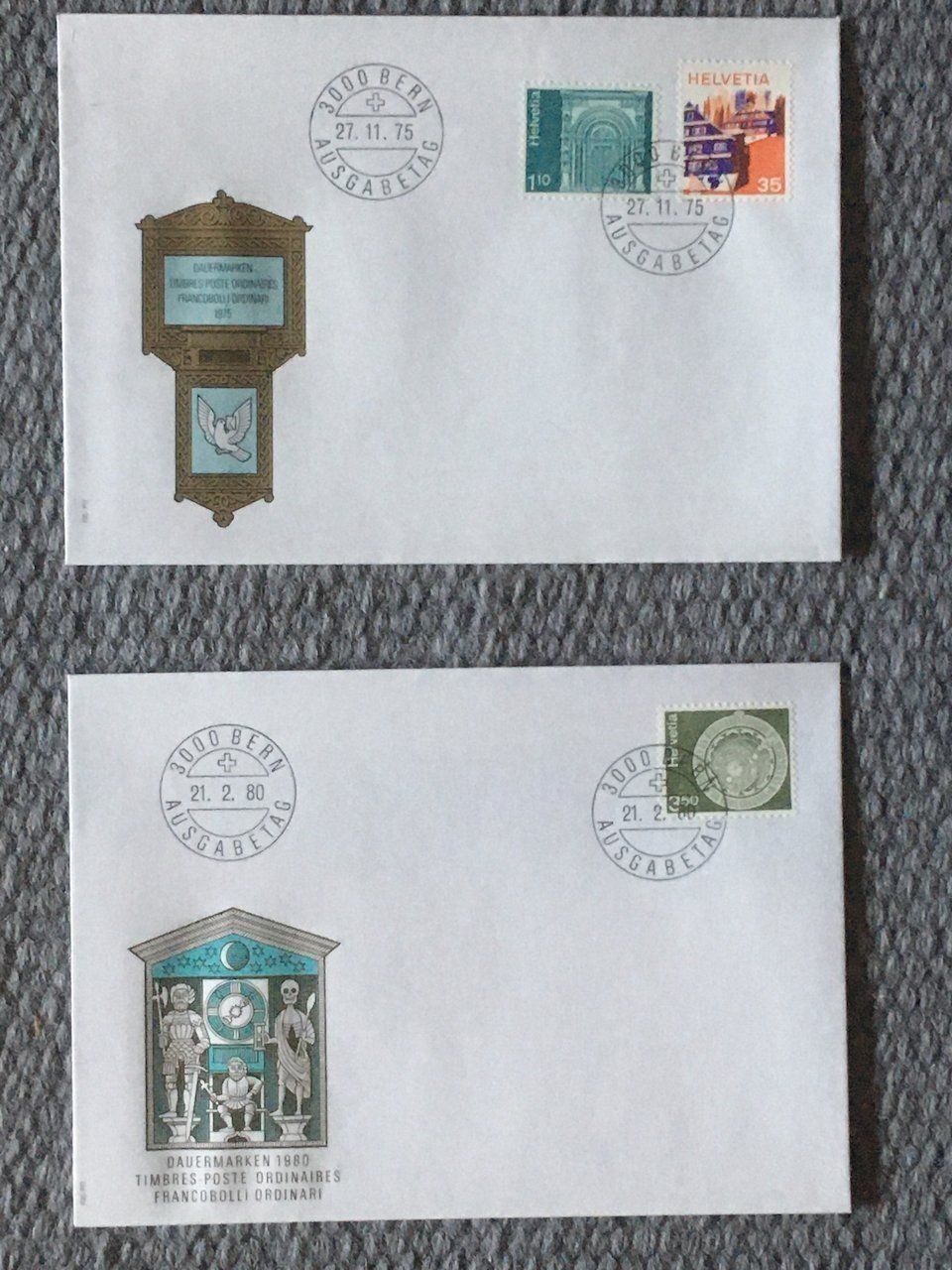 Tutti i francobolli: 1973-80 Kunsthandwerk - 6 FDC – Usato da Nesslau venduto da andi_hon 3