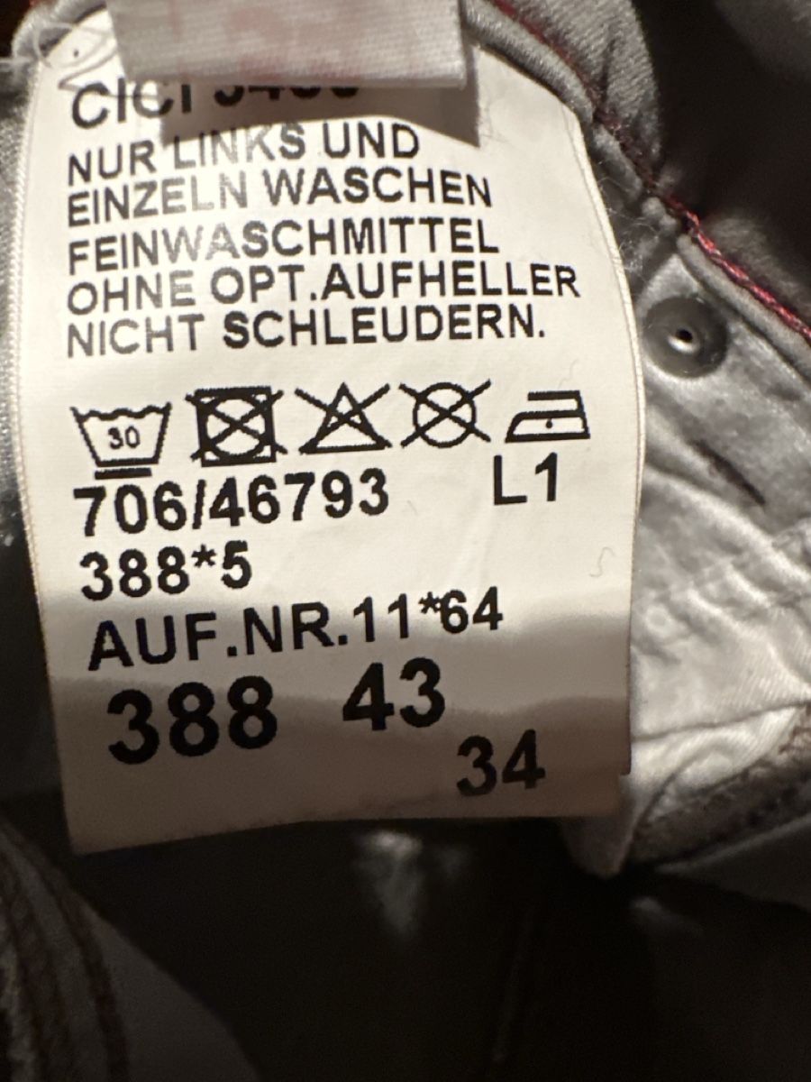 Angels Hosen: Angels Damenhose, Gr. 34, einf. Bundweite ca. 35 cm grau – Gebraucht aus Heiden von fam_797q 3