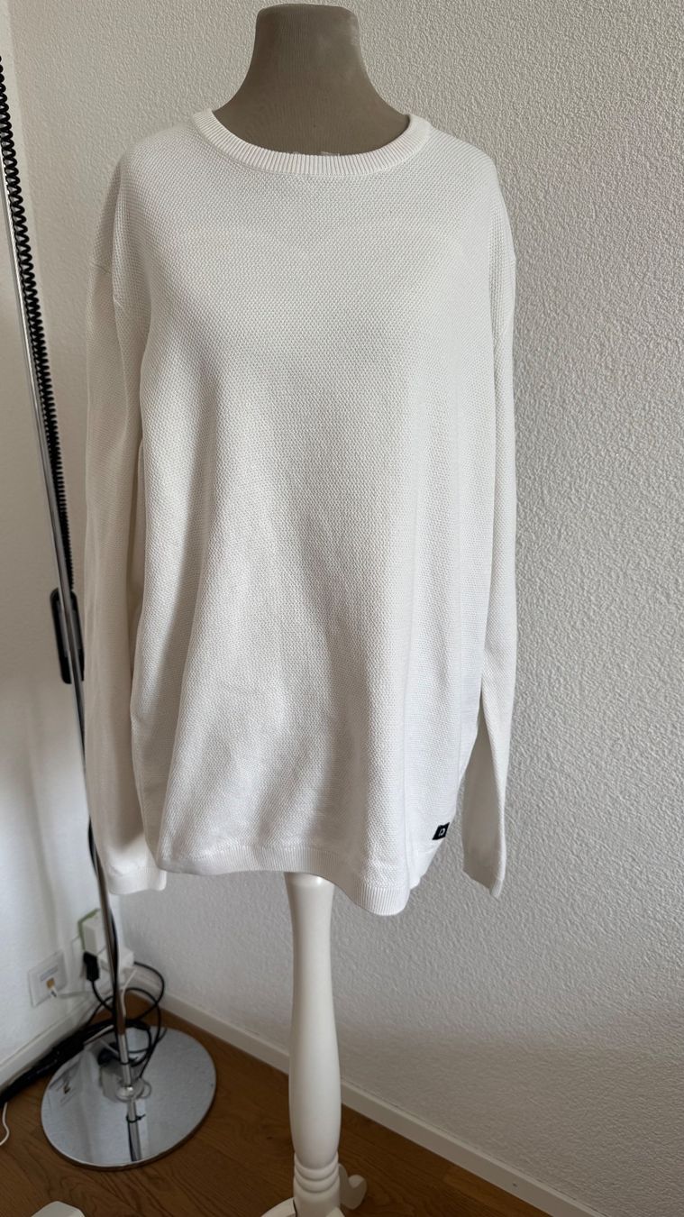 Tom Tailor Pullover & Sweatshirts: Tom Tailor Denim Herrenpullover Basic Fit Creme Gr. L – Gebraucht aus Riehen von To120