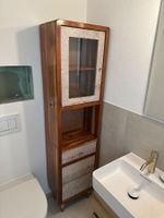 Designer Badezimmerschrank Buddha Style, Massivholz-Top!