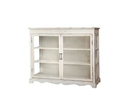 Alter Schrank mit 2 Fächer und Glastüren