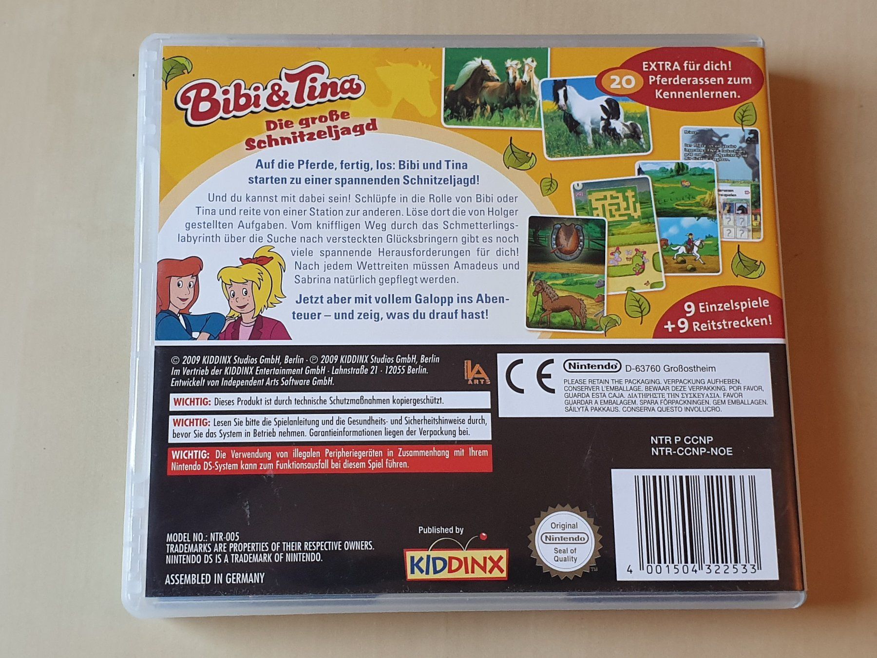 Nintendo Jeux: Bibi & Tina Die grosse Schnitzeljagd – D'occasion à Stansstad par collectorsshop 1