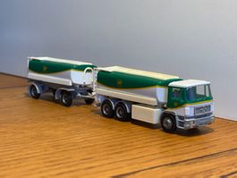 H0002: Tanklastwagen BP mit Anhänger (Spur H0)