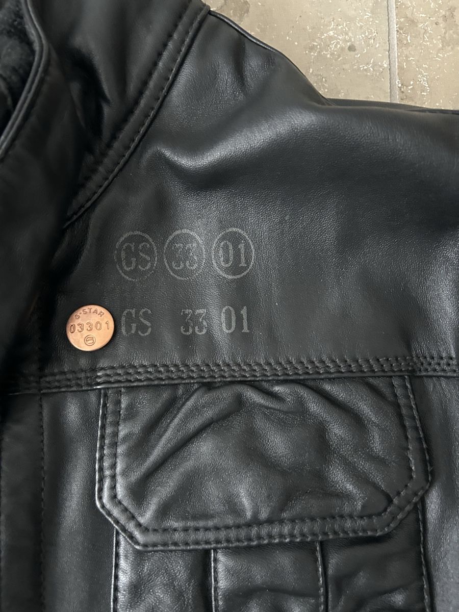 G-Star Giacche: G-Star RAW Leather Jacket – Nuovo (secondo la descrizione) da Zürich venduto da diva1972 4