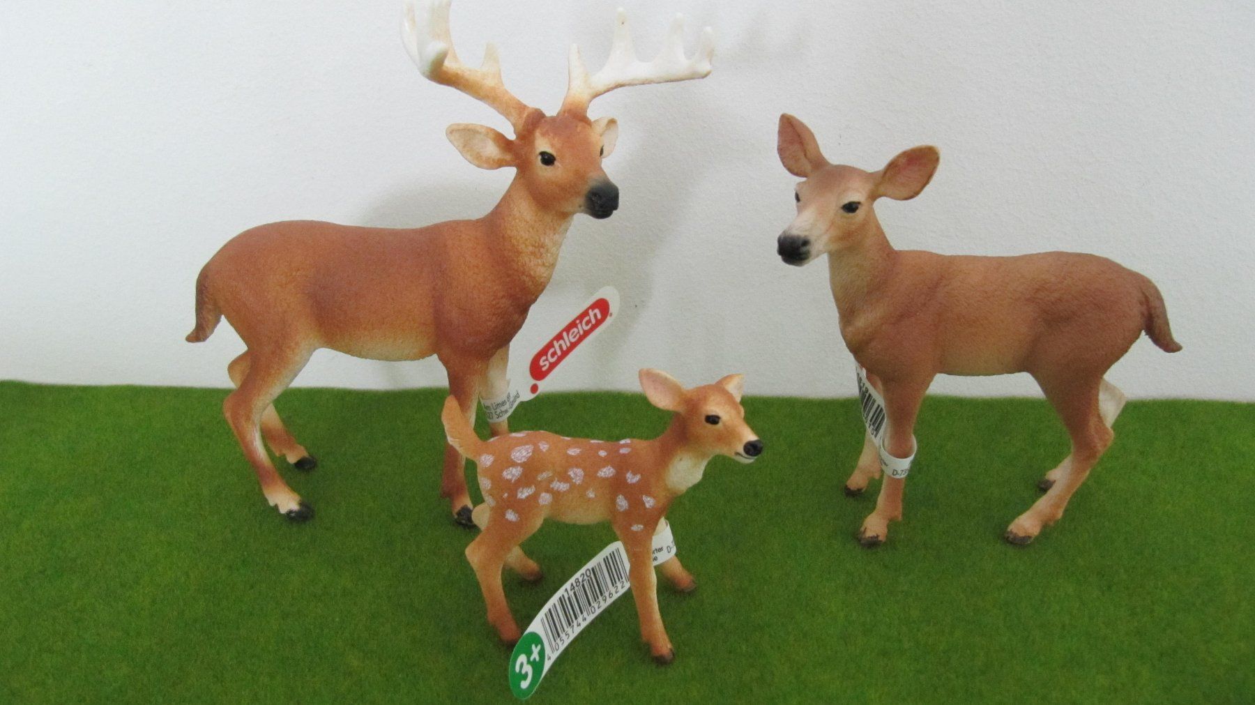 Schleich Figuren: Schleich Rehkitz mit Eltern, Figuren, 3 Stk – Neu (gemäss Beschreibung) aus Brunnen von Kiwiland1