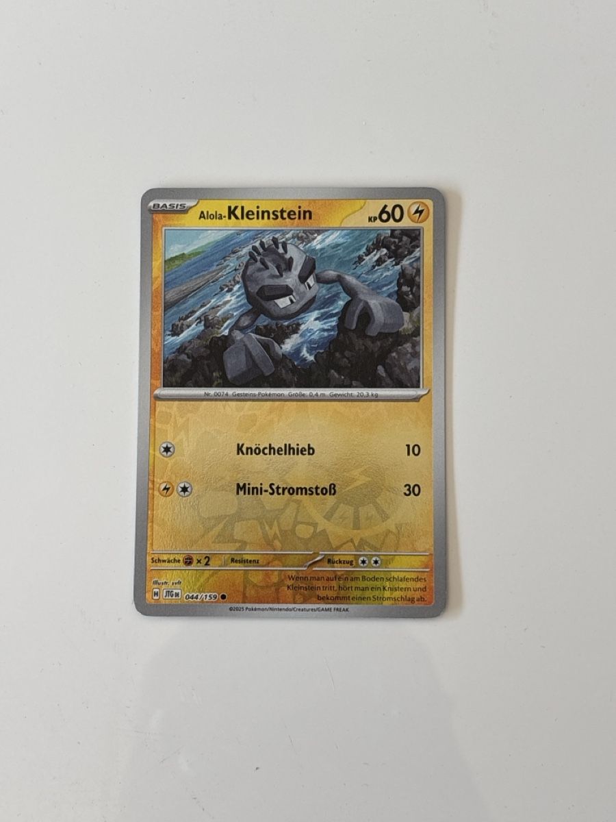 Pokémon Cartes à collectionner: Pokemon Alola-Kleinstein #044/159 DE – Neuf (Voir description) à Meggen par jul_28wg