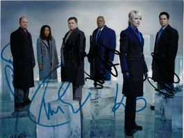 Original Autogramm Cast Cold Case (Foto A4)
