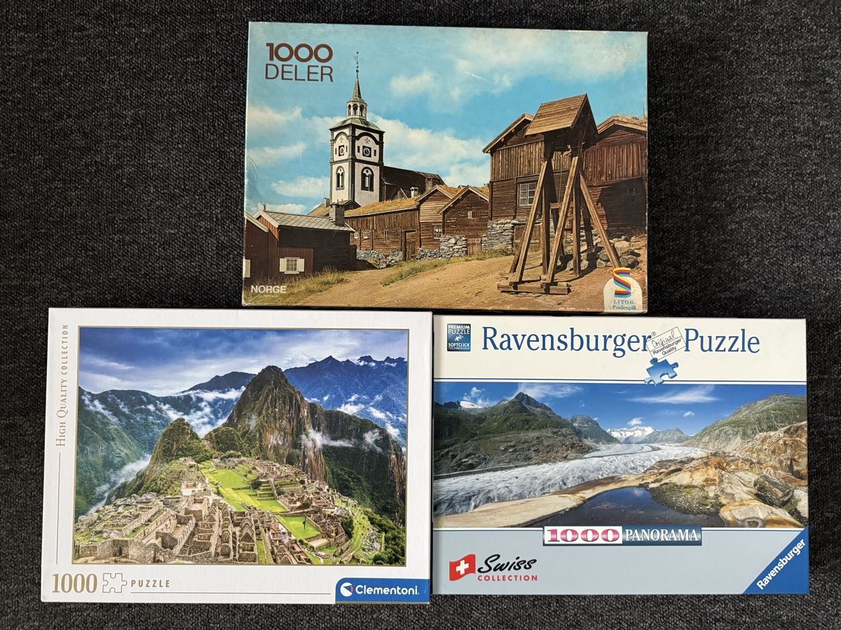 Ravensburger Puzzle: 3 Puzzles (1000er) – Usato da Menziken venduto da Slechtvalker