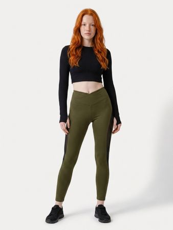 Damen Leggings grün Grösse S neu mit Etikett