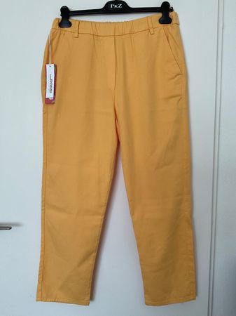 Luisa Rossi leichte Hose Gr 40 gelb NEU NP 200