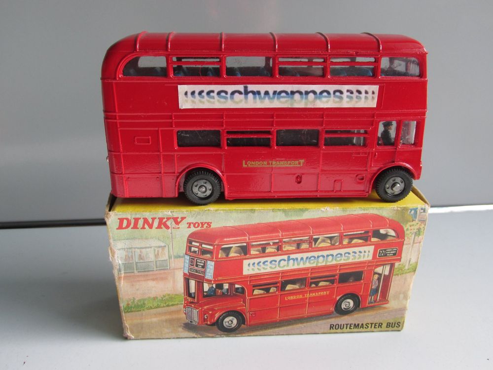 ROUTEMASTER Double Decker Bus Dinky Toys Nr.289 TOP 1:43 OVP (Gebraucht ...