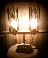 Tischlampe Welle