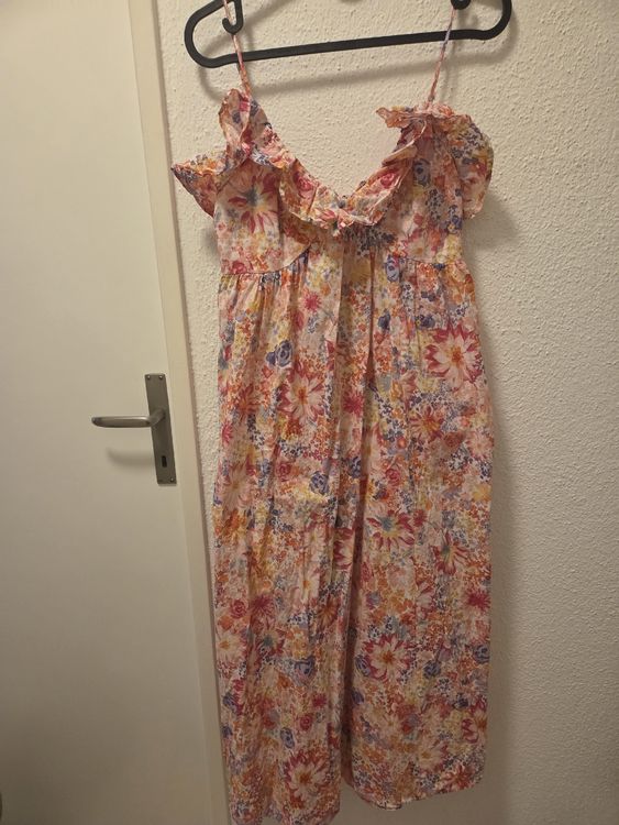 H&M Vestiti: Sommerliches Blumenkleid, Neckholder, Grösse S – Usato da Wädenswil venduto da Alessandra_25