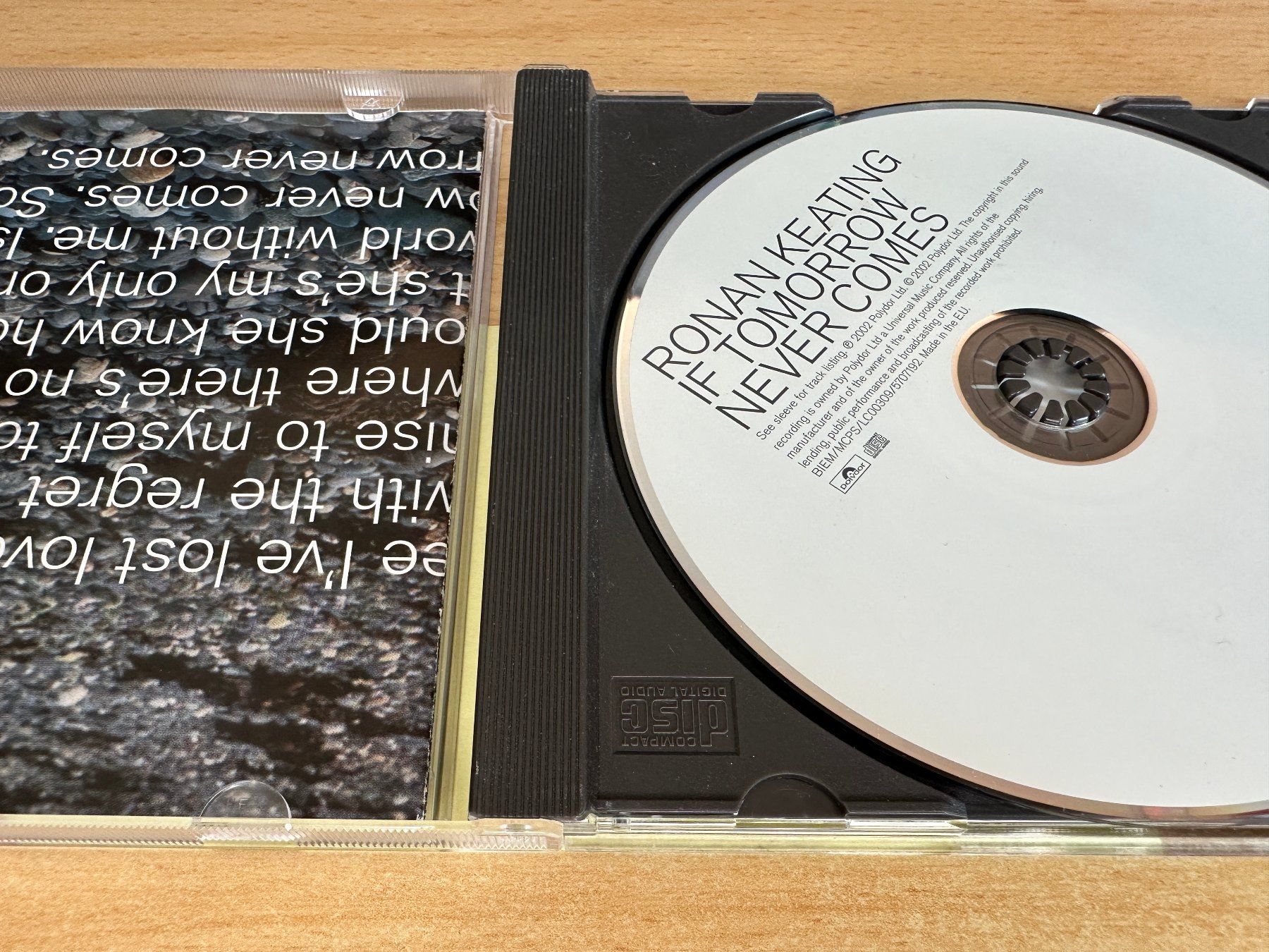 CDs: Ronan Keating – If Tomorrow Never Comes - Single CD – Gebraucht aus Rikon im Tösstal von Alpenmutz 2