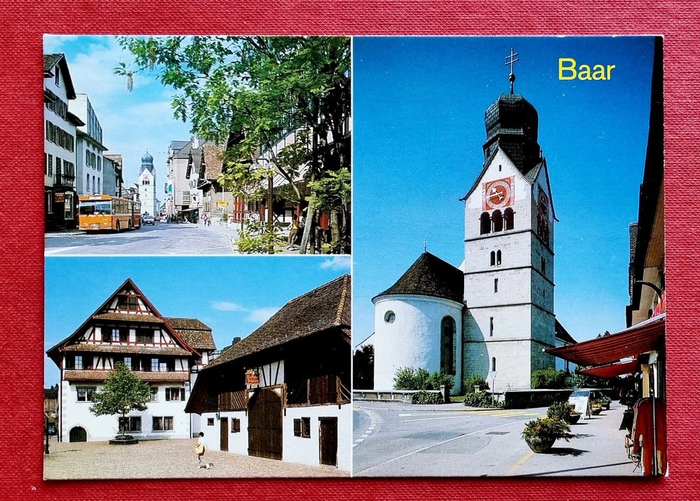 Baar Dorfstrasse Kirche Trolley Bus FBW Kaufen auf Ricardo