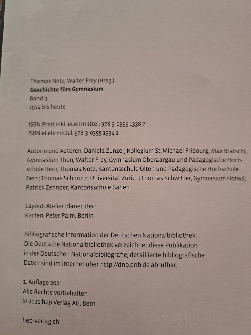 Libri: Geschichte fürs Gymnasium – Usato da Thun venduto da mo_ba 1