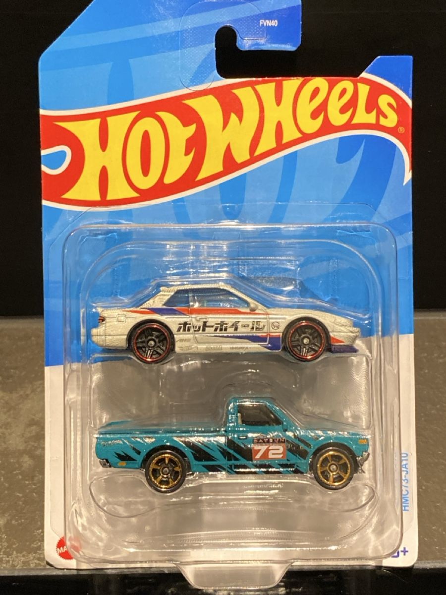 Hot Wheels Modellautos: Hot Wheels 2-Pack, Nissan Silvia, Datsun 620 – Neu und originalverpackt aus Berg TG von dadukeschlufi