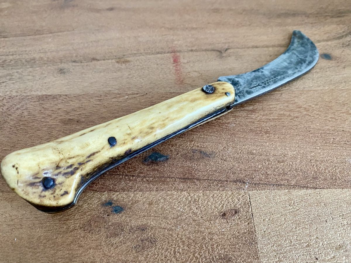 Coltelli tascabile: Altes Antikes Knochenmesser – Usato da Zürich venduto da Dalema13